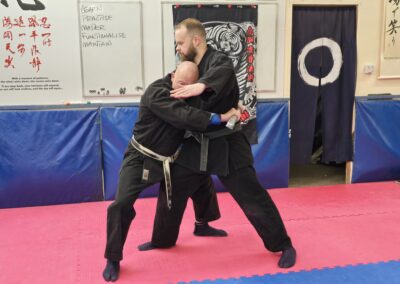 2025 UK Taikai Hanbojutsu - Father and son training together.