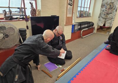 2025 UK Taikai Hanbojutsu - Helping with notes.