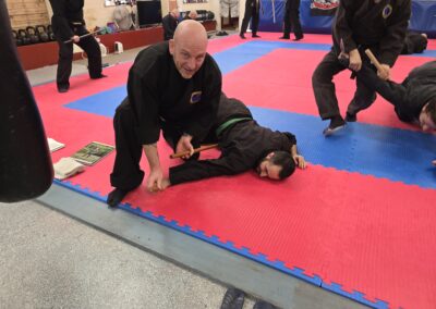 2025 UK Taikai Hanbojutsu - Enjoying training.