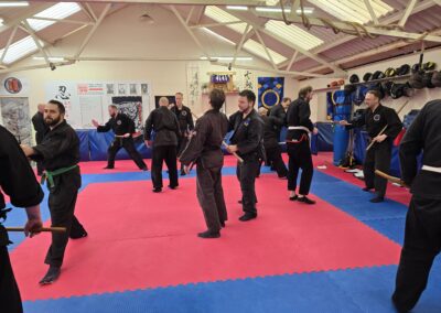 2025 UK Taikai Hanbojutsu - A view of everyone training together.