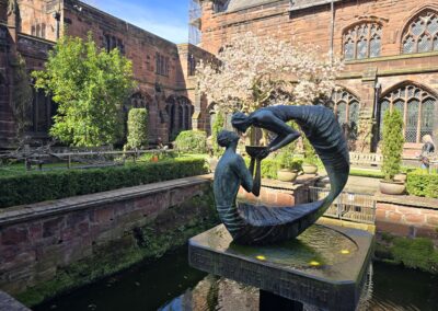Post-Taikai Sightseeing - Visiting a church in Chester, UK.